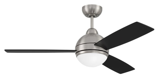 Keen 48" 3-Blade Ceiling Fan in Brushed Polished Nickel