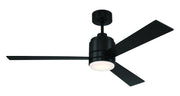 McCoy 52" 3-Blade Ceiling Fan in Flat Black