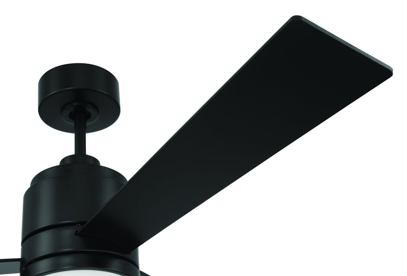 McCoy 52" 3-Blade Ceiling Fan in Flat Black
