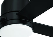 McCoy 60" 4-Blade Ceiling Fan in Flat Black