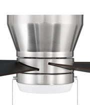 Merit 52" 5-Blade Ceiling Fan in Brushed Polished Nickel