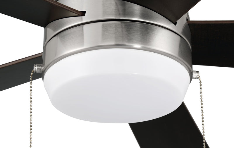 Merit 52" 5-Blade Ceiling Fan in Brushed Polished Nickel