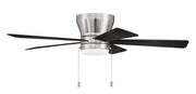 Merit 52" 5-Blade Ceiling Fan in Brushed Polished Nickel
