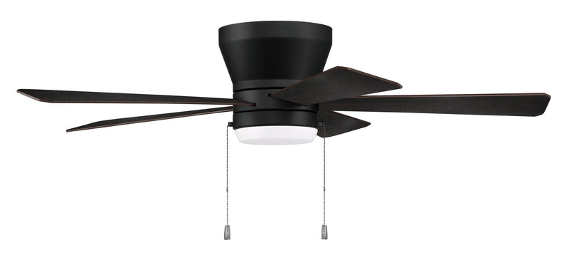 Merit 52" 5-Blade Ceiling Fan in Flat Black