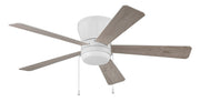 Merit 52" 5-Blade Ceiling Fan in White