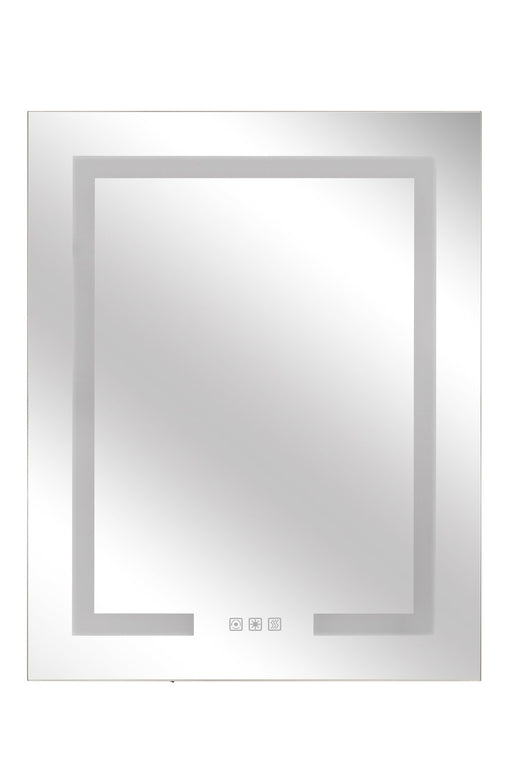 24" x 30" Front/Inside Lit LED Mirror Medicine Cabinet in White