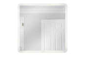 36" x 36" Square Back Lit LED Mirror (Chassis) in White