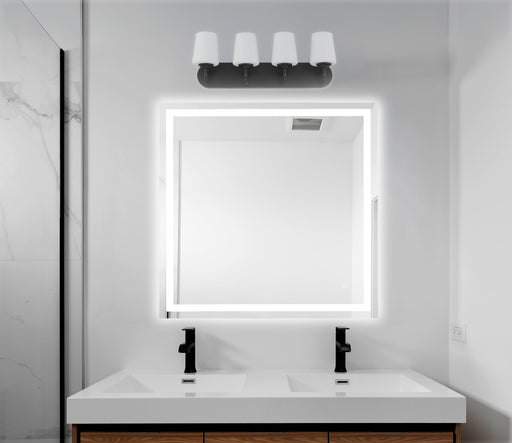 Dwight 36" x 36" Square Front/Back Lit LED Mirror in White