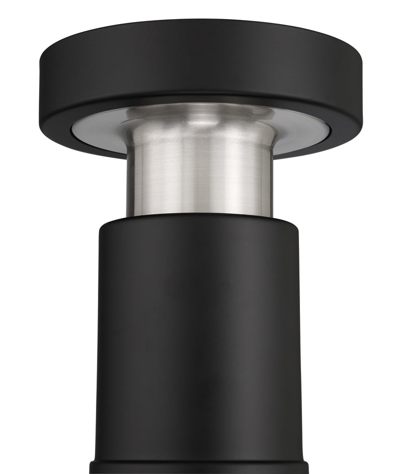 Manning 52" 3-Blade Ceiling Fan in Flat Black/Brushed Polished Nickel