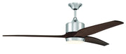 Mobi 60" 3-Blade Indoor/Outdoor Ceiling Fan in Chrome