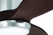 Mobi 60" 3-Blade Indoor/Outdoor Ceiling Fan in Chrome