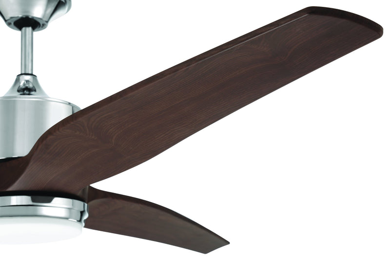 Mobi 60" 3-Blade Indoor/Outdoor Ceiling Fan in Chrome