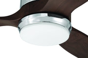 Mobi 60" 3-Blade Indoor/Outdoor Ceiling Fan in Chrome