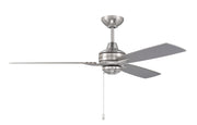 Moto 52" 3-Blade Ceiling Fan in Brushed Polished Nickel