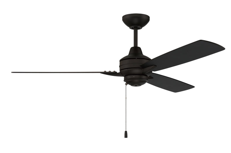 Moto 52" 3-Blade Ceiling Fan in Flat Black