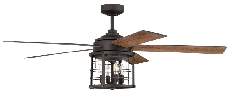 Nicolas 56" 5-Blade Ceiling Fan in Espresso