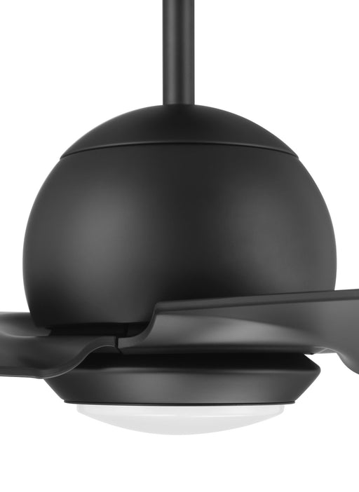 Nate 52" 3-Blade Ceiling Fan in Flat Black