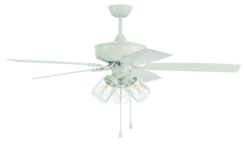 Outdoor Pro Plus 104 52" 5-Blade Indoor/Outdoor Ceiling Fan in White