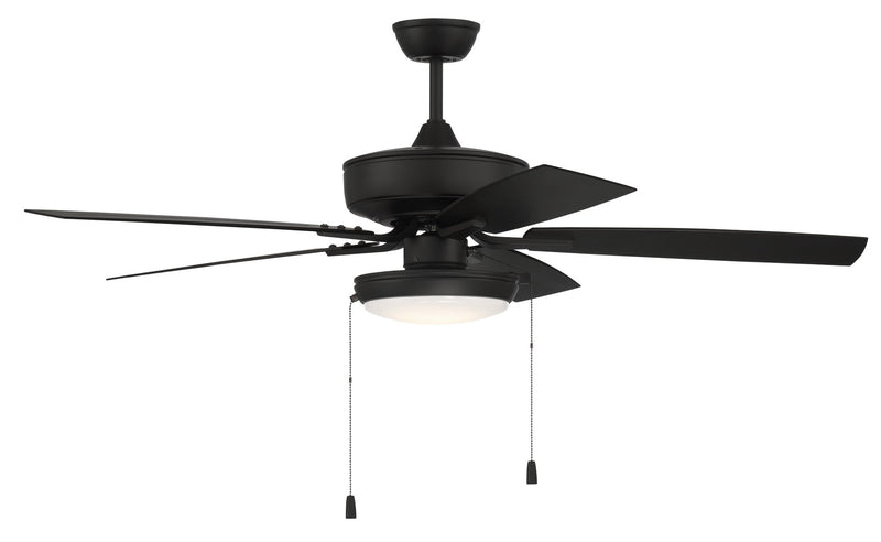 Outdoor Pro Plus 119 52" 5-Blade Indoor/Outdoor Ceiling Fan in Flat Black
