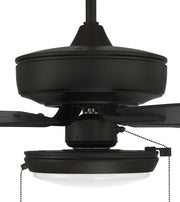 Outdoor Pro Plus 119 52" 5-Blade Indoor/Outdoor Ceiling Fan in Flat Black