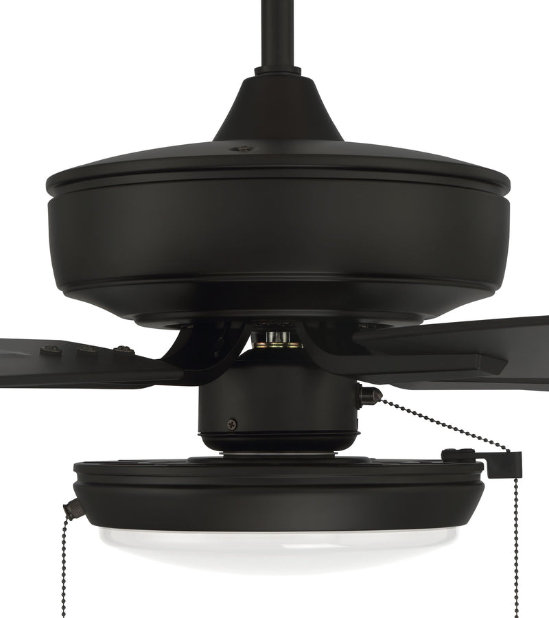 Outdoor Pro Plus 119 52" 5-Blade Indoor/Outdoor Ceiling Fan in Flat Black