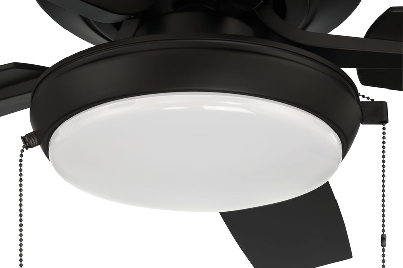 Outdoor Pro Plus 119 52" 5-Blade Indoor/Outdoor Ceiling Fan in Flat Black