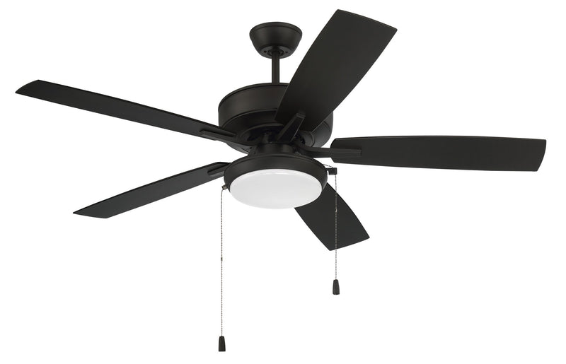 Outdoor Pro Plus 119 52" 5-Blade Indoor/Outdoor Ceiling Fan in Flat Black
