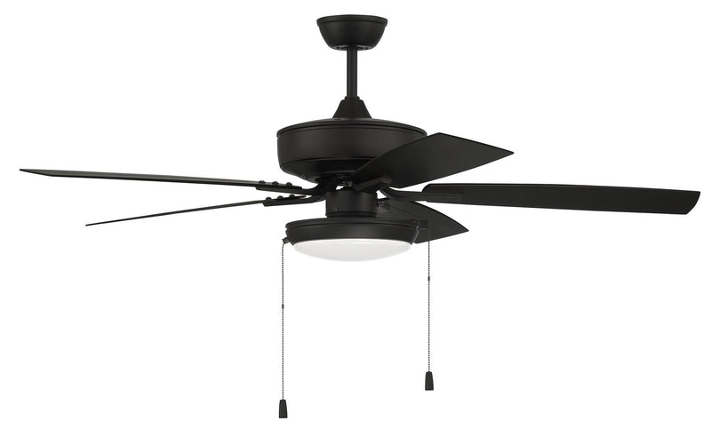 Outdoor Pro Plus 119 52" 5-Blade Indoor/Outdoor Ceiling Fan in Flat Black