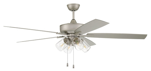 Outdoor Super Pro 104 60" 5-Blade Indoor/Outdoor Ceiling Fan in Painted Nickel