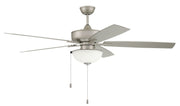 Outdoor Super Pro 211 60" 5-Blade Indoor/Outdoor Ceiling Fan in Painted Nickel