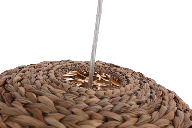 Natural Pendant 1 Light 22" Pendant w/ Woven Sea Grass Dome in Natural