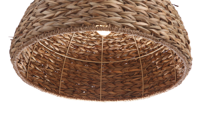 Natural Pendant 1 Light 22" Pendant w/ Woven Sea Grass Dome in Natural