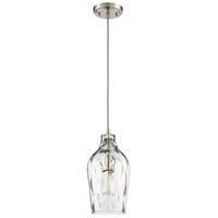 6.63" 1 Light Mini Pendant in Brushed Polished Nickel