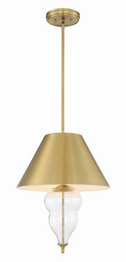 Nabu 3 Light 16" Pendant in Satin Brass