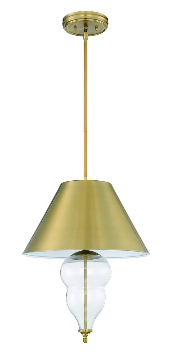 Nabu 3 Light 16" Pendant in Satin Brass
