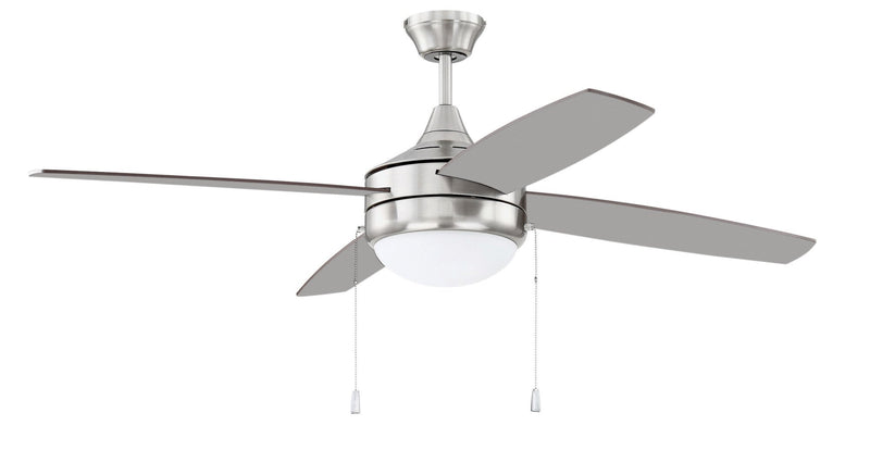 Phaze 4 52" 4-Blade Ceiling Fan in Brushed Polished Nickel