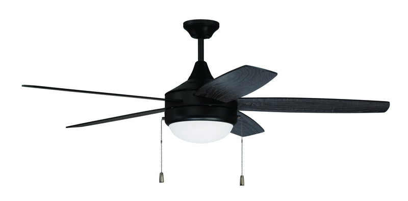 Phaze 5 52" 5-Blade Ceiling Fan in Flat Black