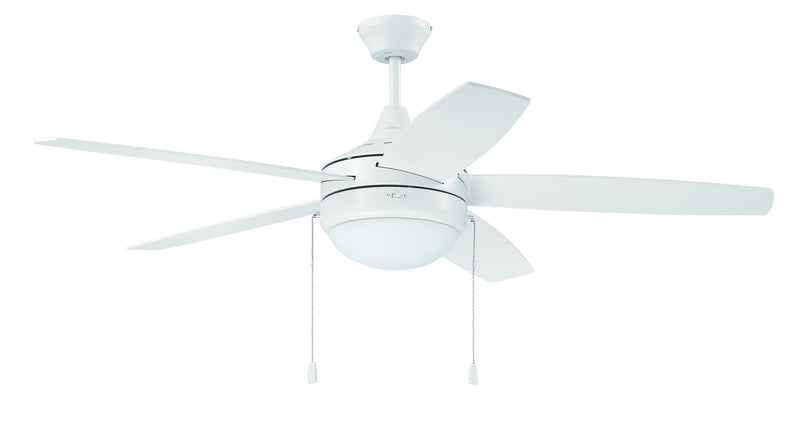 Phaze 5 52" 5-Blade Ceiling Fan in White