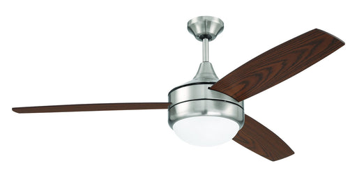 Phaze II 52" 3-Blade Ceiling Fan in Brushed Polished Nickel