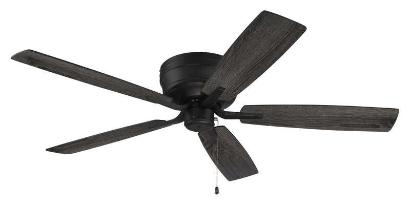 Pro Plus Hugger 52" 5-Blade Ceiling Fan in Flat Black