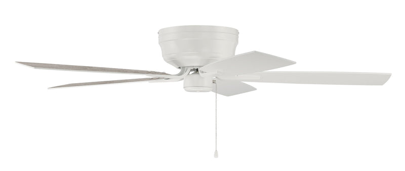 Pro Plus Hugger 52" 5-Blade Ceiling Fan in White