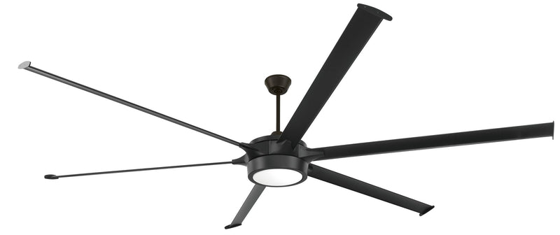 Prost 102" 6-Blade Indoor/Outdoor Ceiling Fan in Flat Black