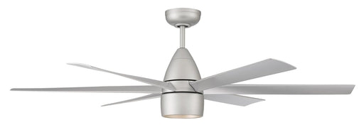Quirk 54" 6-Blade Indoor/Outdoor Ceiling Fan in Titanium