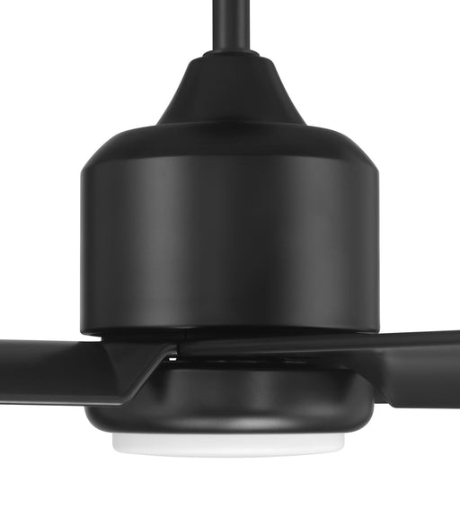Quell 52" 4-Blade Indoor/Outdoor Ceiling Fan in Flat Black