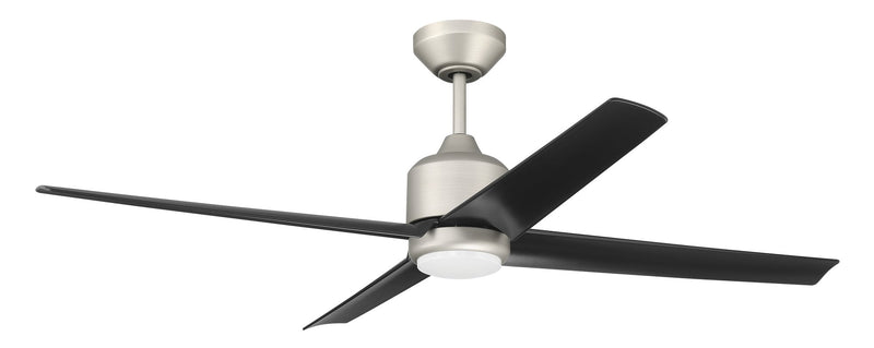 Quell 52" 4-Blade Indoor/Outdoor Ceiling Fan in Painted Nickel