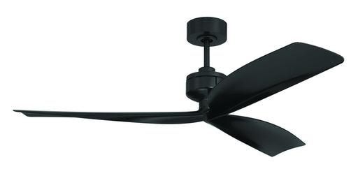 Rafiki 52" 3-Blade Indoor/Outdoor Ceiling Fan in Flat Black