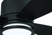 Rhet 52" 4-Blade Ceiling Fan in Flat Black
