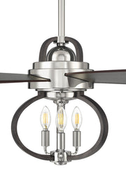 Reese 52" 5-Blade Ceiling Fan in Polished Nickel