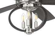Reese 52" 5-Blade Ceiling Fan in Polished Nickel