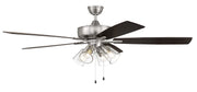 Super Pro 104 60" 5-Blade Ceiling Fan in Brushed Polished Nickel